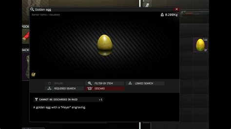 golden egg tarkov